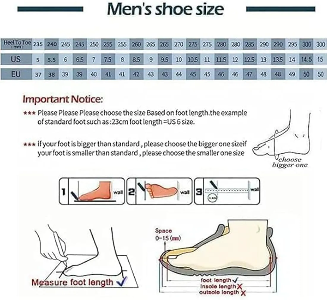 Mens Closed Toe Leather Sandals For Men Leather Fisherman Sandals Slip-On, Side Zipper for Summer Driving, Walking, Hiking, Outdoor Use