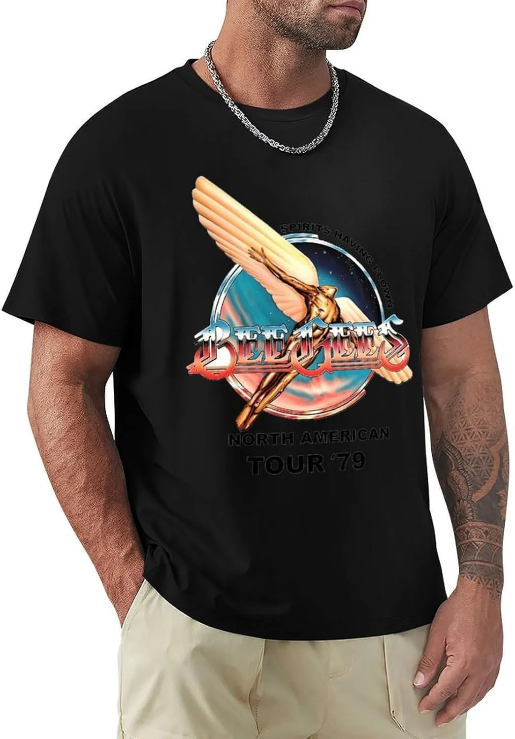 Mens Music Fans T-Shirt 3D Printed Short Sleeve Cotton Shirts Adults