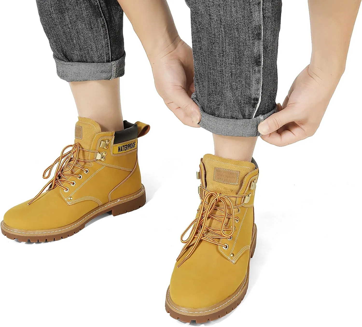 Men's Outdoor Waterproof Hiking Boot Snow Boots Walking Shoes