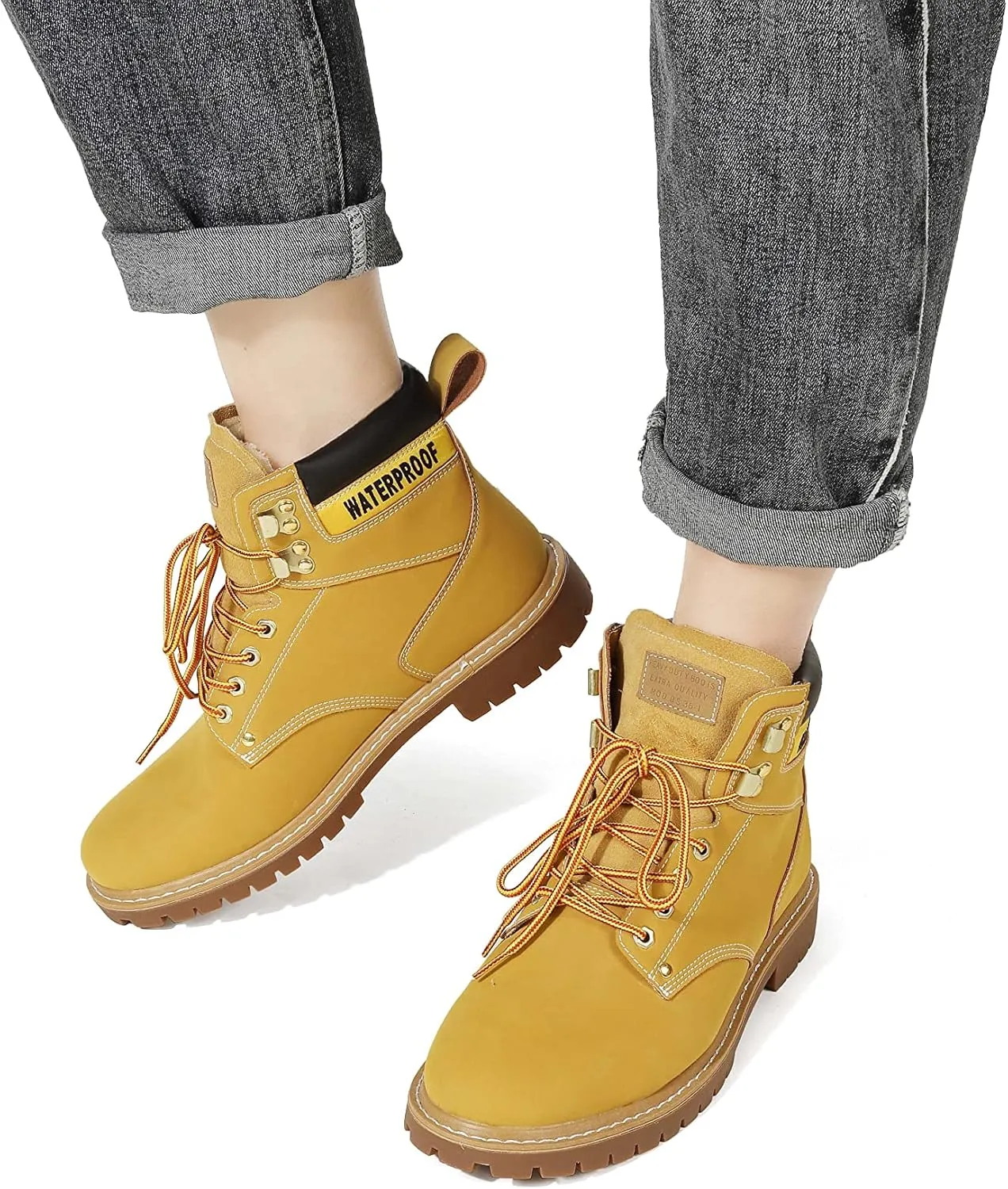 Men's Outdoor Waterproof Hiking Boot Snow Boots Walking Shoes