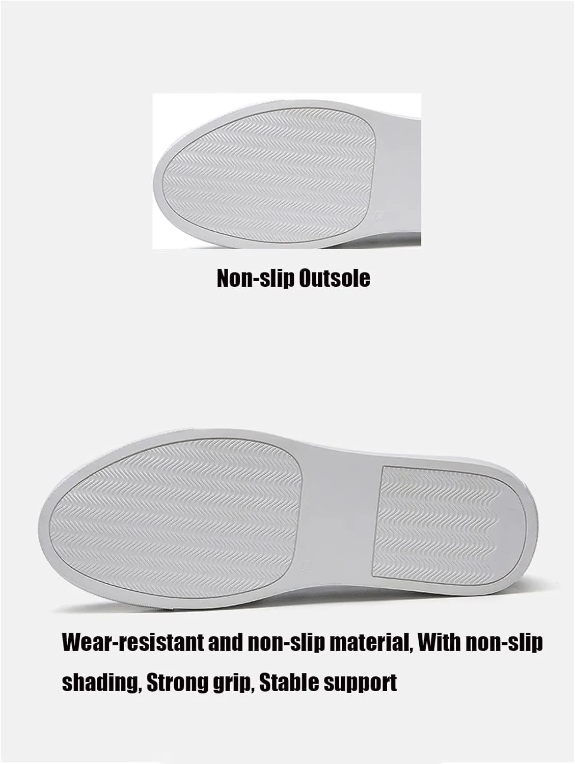 Men's Polished Leather Slip-On Casual Loafers with Tassel Fashion Round Toe Comfort Non-Slip Thick Sole Business Dress Flat Penny Loafer for Work Driving