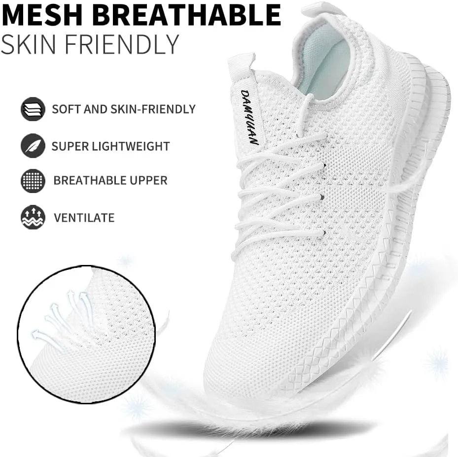 Mens Running Tennis Casual Walking Shoes Fashion Athletic Gym Sports Sneakers for Men Breathable Lightweight Comfortable Shoes