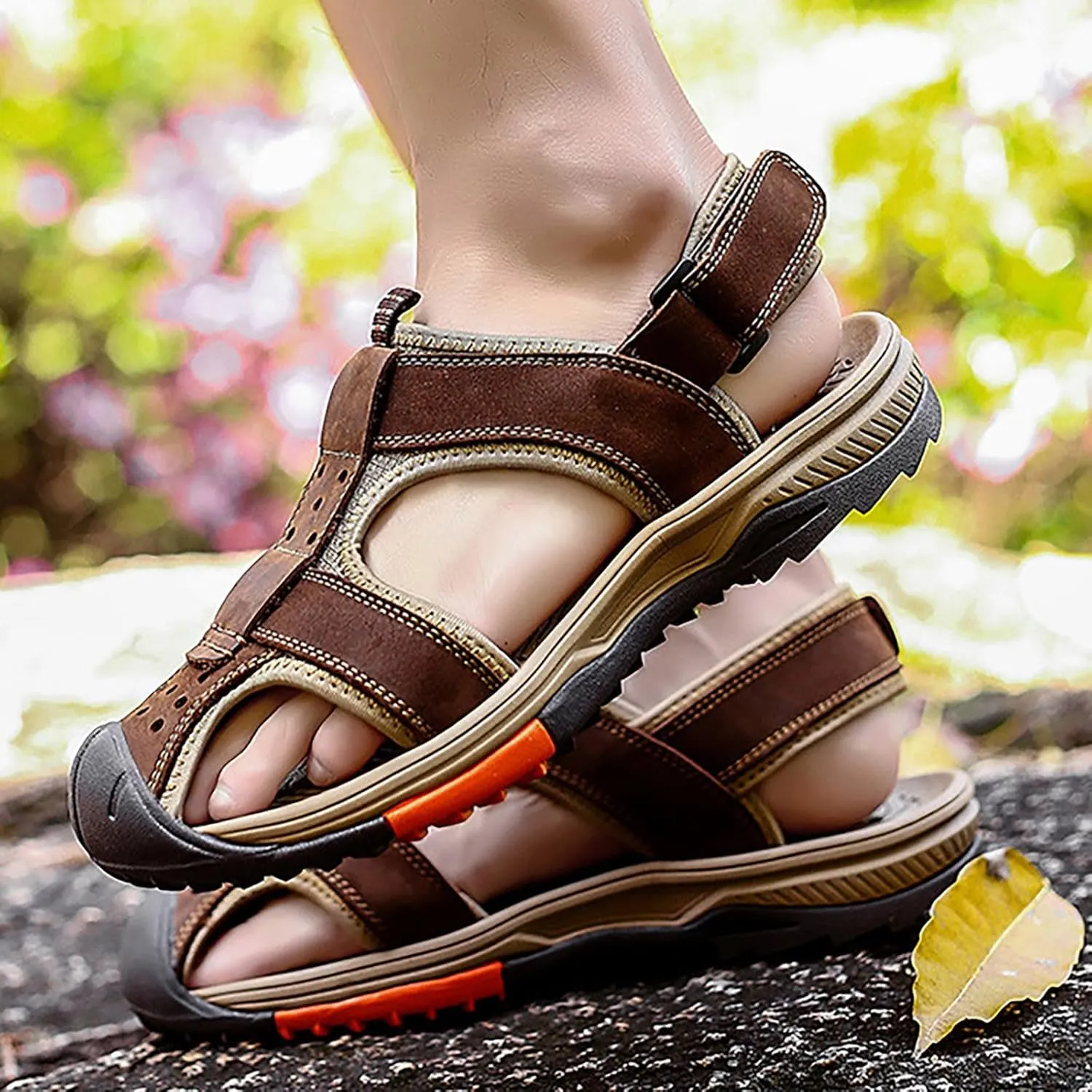 Men's Summer Breathable Thick Sole Comfortable Beach Shoes Sandals Mens Flip Flops Size 13