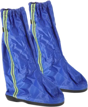 Mikikit 1Pair Rain Boot Covers for Men and Women Thickened Non Slip Shoe Protectors for Outdoor Travel Rainproof Gaiters