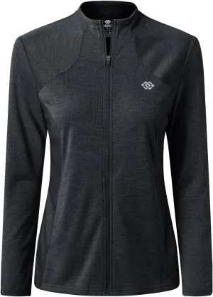 MoFiz Women's Full Zip Hiking Shirt Lightweight UPF 50  Sun Protection Running Jacket Long Sleeve Sports Outdoor Top Pockets