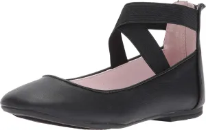 NINA Girl's Marissa (Toddler/Little Kid/Big Kid) Black Smooth 13 Little Kid M