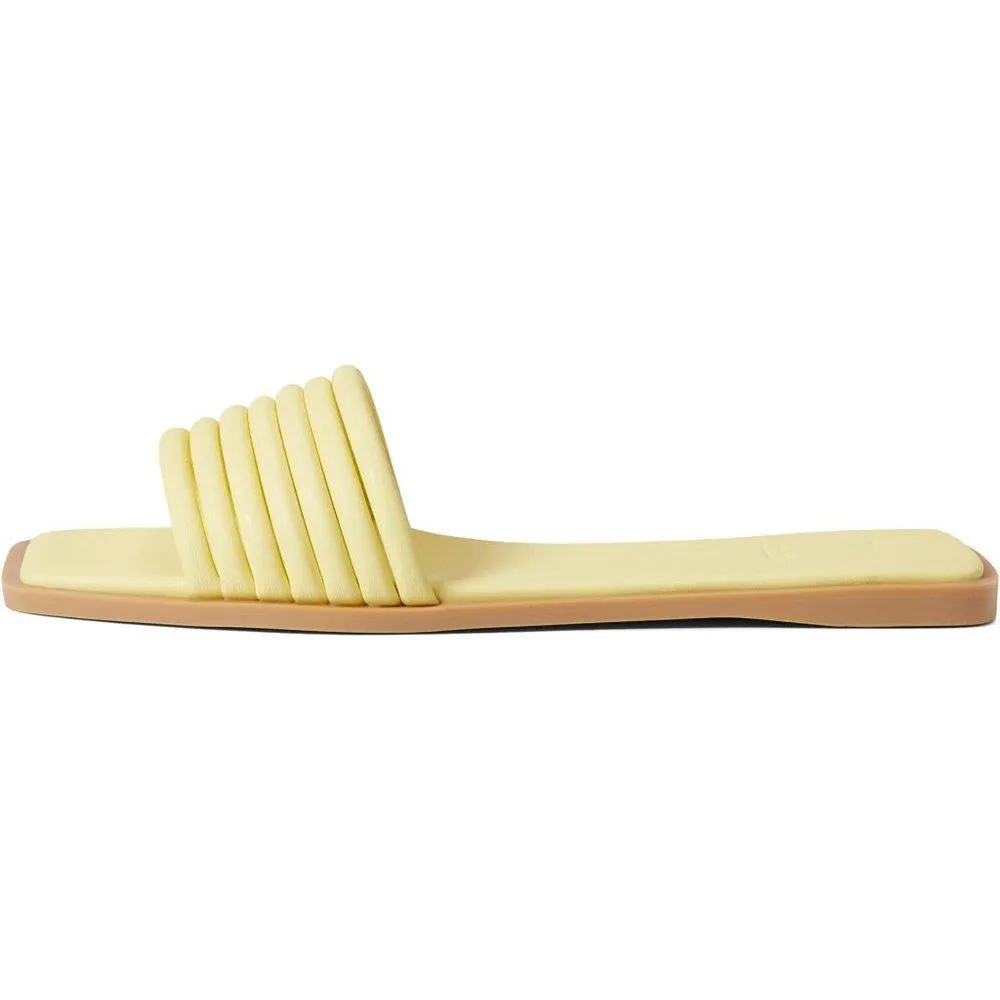 Nonika Daffodil Leather Flat Sandals