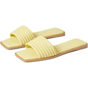 Nonika Daffodil Leather Flat Sandals