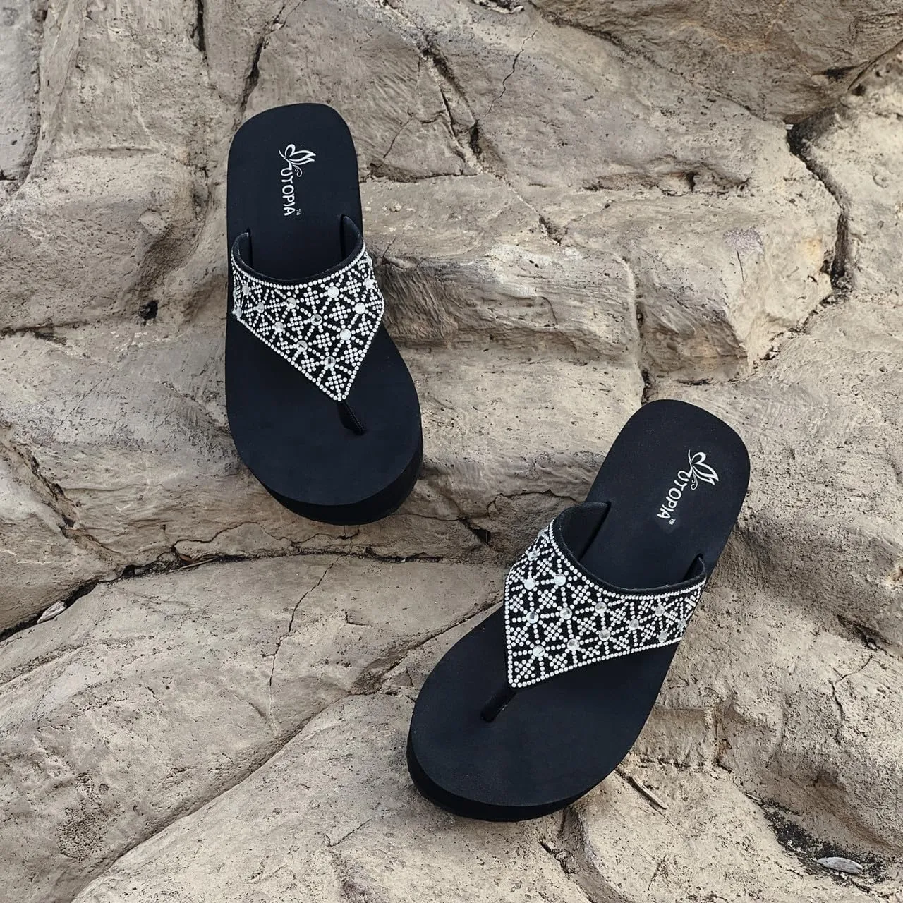 Nova Utopia Women's Casual Summer Wedge Sandals