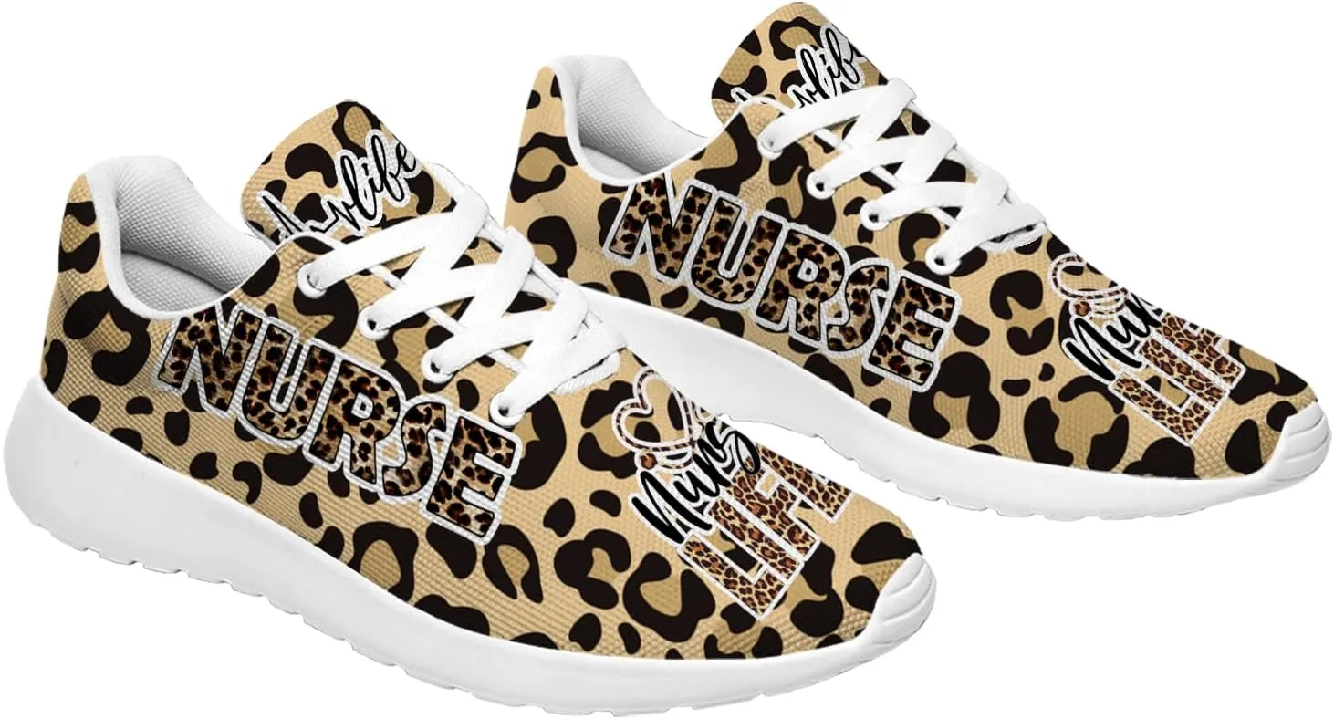 Nurse Themed Womens Mens Running Shoes 3D Printed Tennis Walking Sneakers Gifts for Ladies
