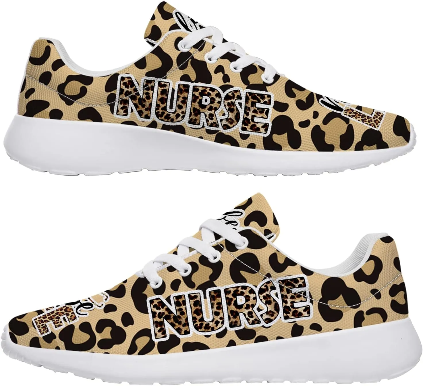 Nurse Themed Womens Mens Running Shoes 3D Printed Tennis Walking Sneakers Gifts for Ladies