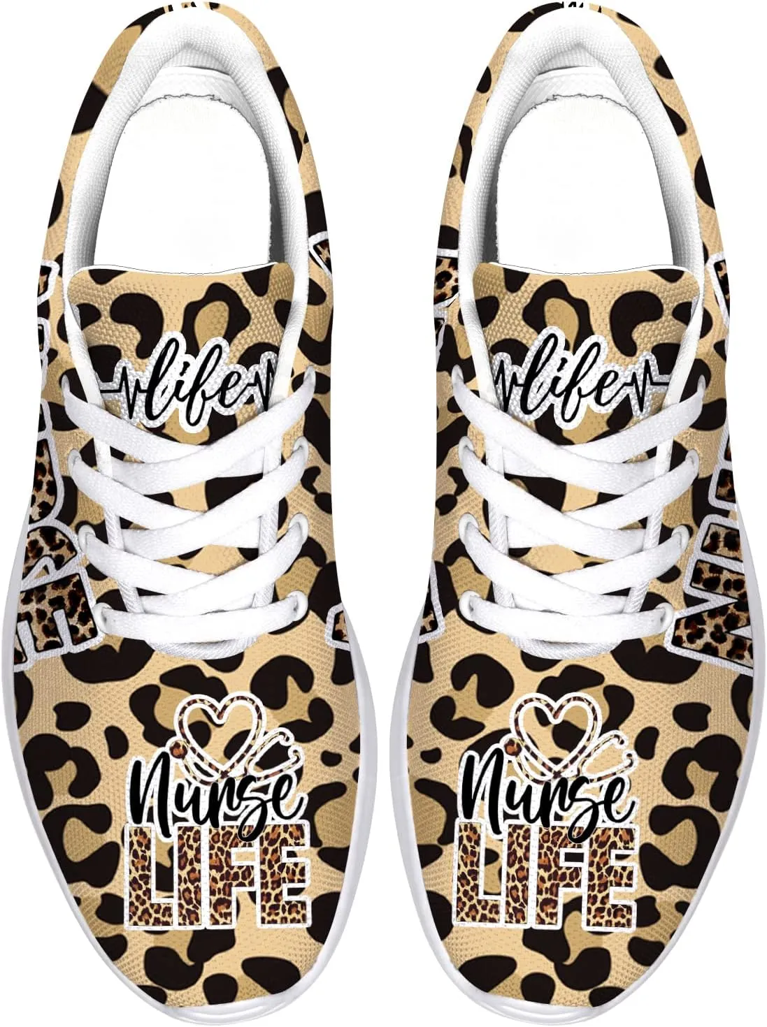 Nurse Themed Womens Mens Running Shoes 3D Printed Tennis Walking Sneakers Gifts for Ladies