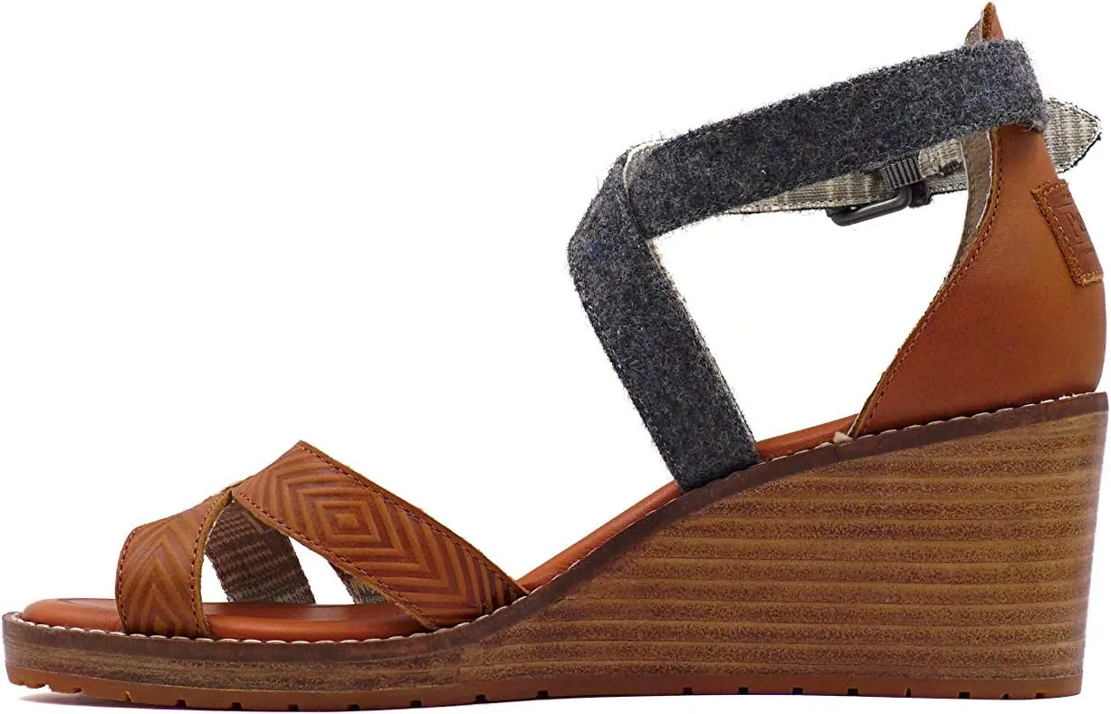 Pendleton Women's Baylands Wedge Waterproof Leather and Pendleton Wool