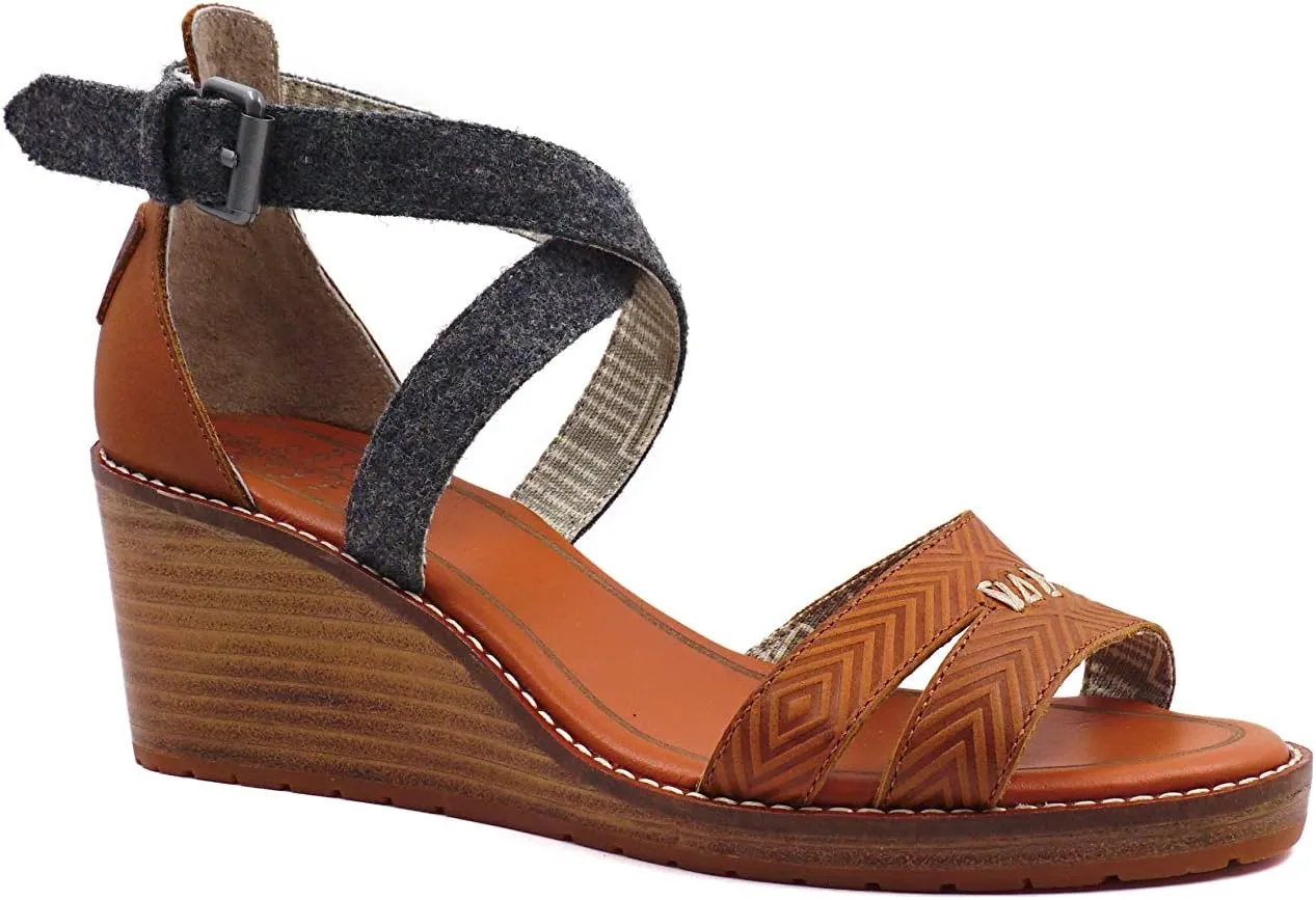 Pendleton Women's Baylands Wedge Waterproof Leather and Pendleton Wool