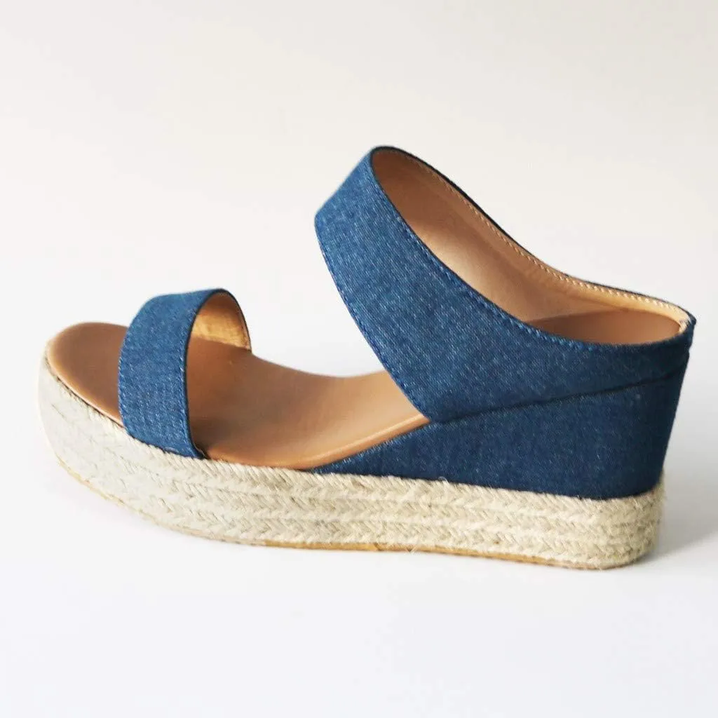 Platform Sandals for Women 2025 Women Chunky Heel Platform Sandals Open Toe Design Adjustable Buckle Straps Lightweight Comfortable Beach Vacation Shoes