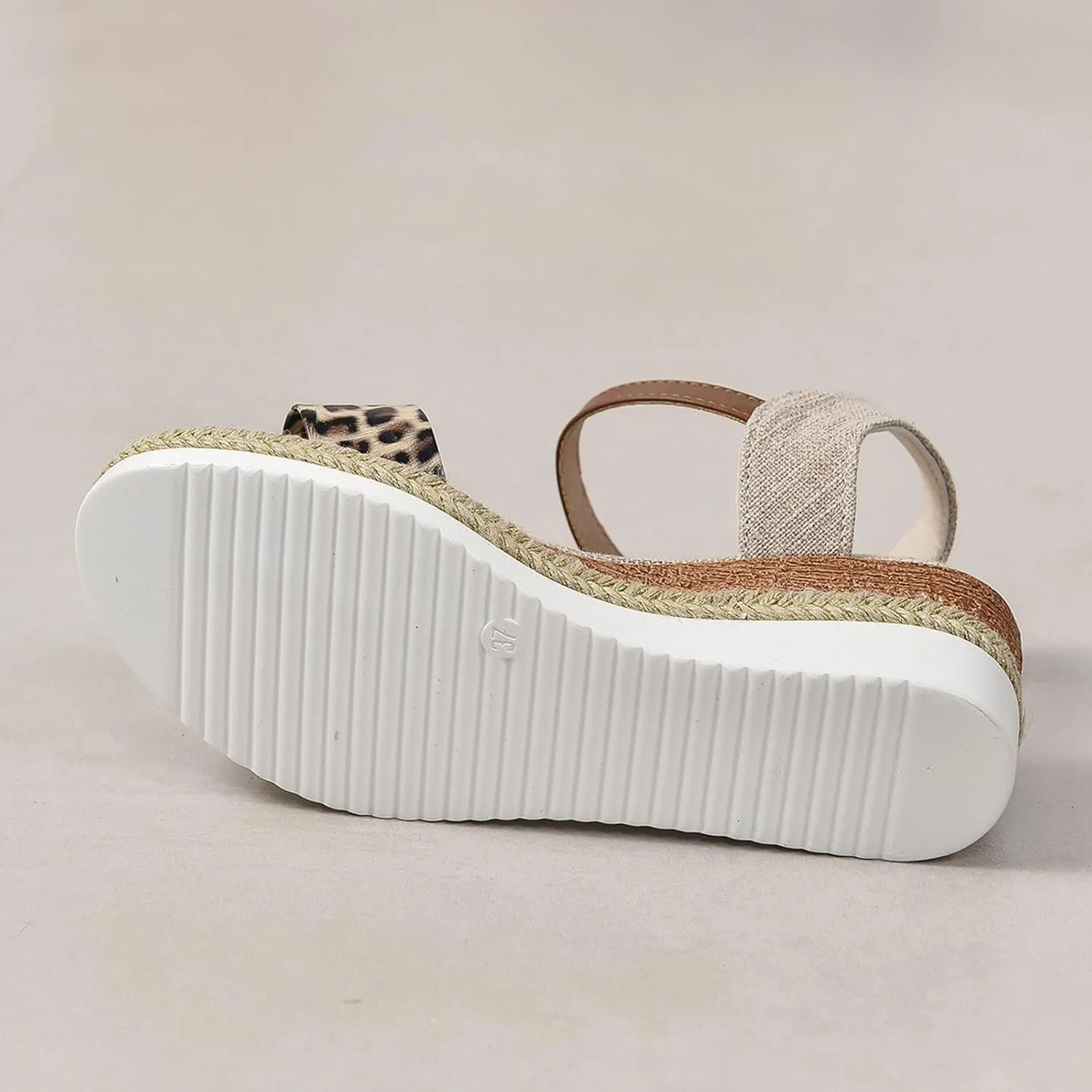 Platform Sandals Women Dressy 2025 Summer Beach Vacation Shoes Open Toe Buckle Ankle Strap Wedge Sandals Fashion Trendy Dressy Sandal Arch Support Wedge Sandal 2025