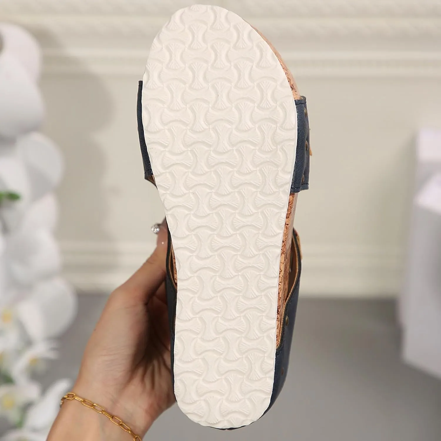Platform Sandals Women Open Toe Arch Support Orthopedic Comfort Retro Casual Wedge Sandals for Women 2025 Platform