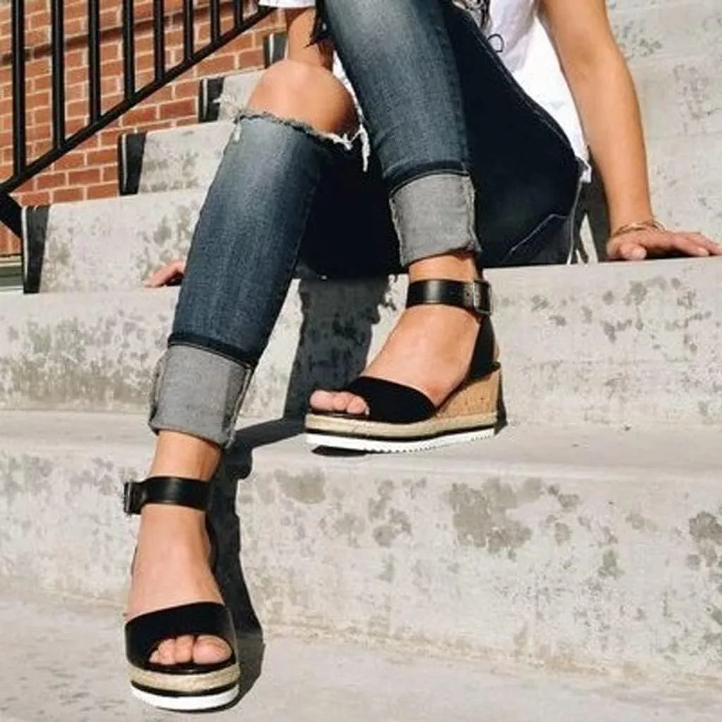 Platform Sandals Women Slip On Slide Comfortable with Memory Foam Footbed and Low Wedge Heel for Errand Running Comfortable Orthopedic Sandal Beach Dressy Flip Flops for Wide Toe 2025 Spring