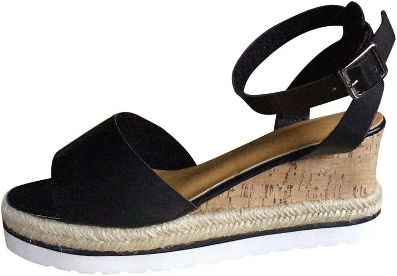 Platform Sandals Women Slip On Slide Comfortable with Memory Foam Footbed and Low Wedge Heel for Errand Running Comfortable Orthopedic Sandal Beach Dressy Flip Flops for Wide Toe 2025 Spring