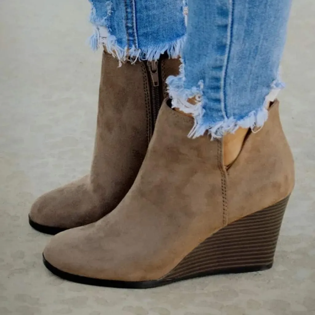 SBGMoSJ Black Leather Ankle Boots for Women Chunky Heel Wide Width Open Toe Booties for Women Low Heel Womens Leather Ankle Boots Heel Brown Leather Wedges for Women Ankle Boot Women