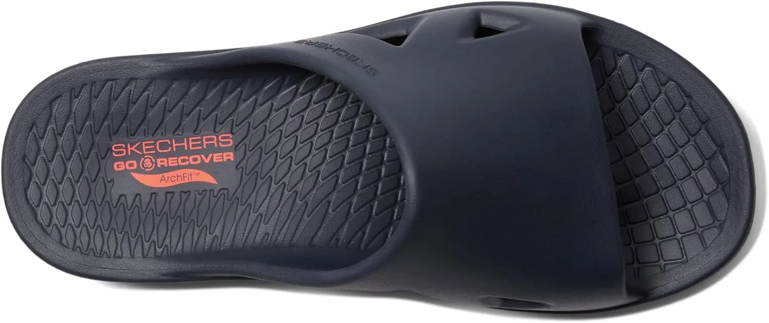 Skechers Men's Go Recover Refresh Dual Density Arch Fit Slide Sandals