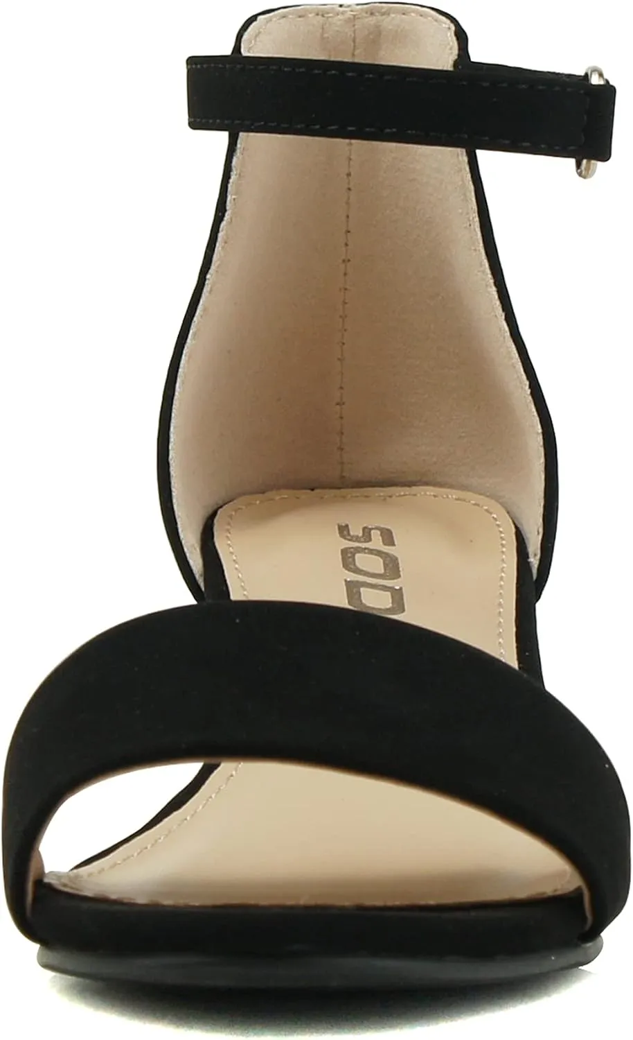 Soda Kids/Children/Girls KICK-2 Wide band Comfortable Sole with Velcor Ankle Strap Block Heel Counter Back Fashion Sandals Shoes