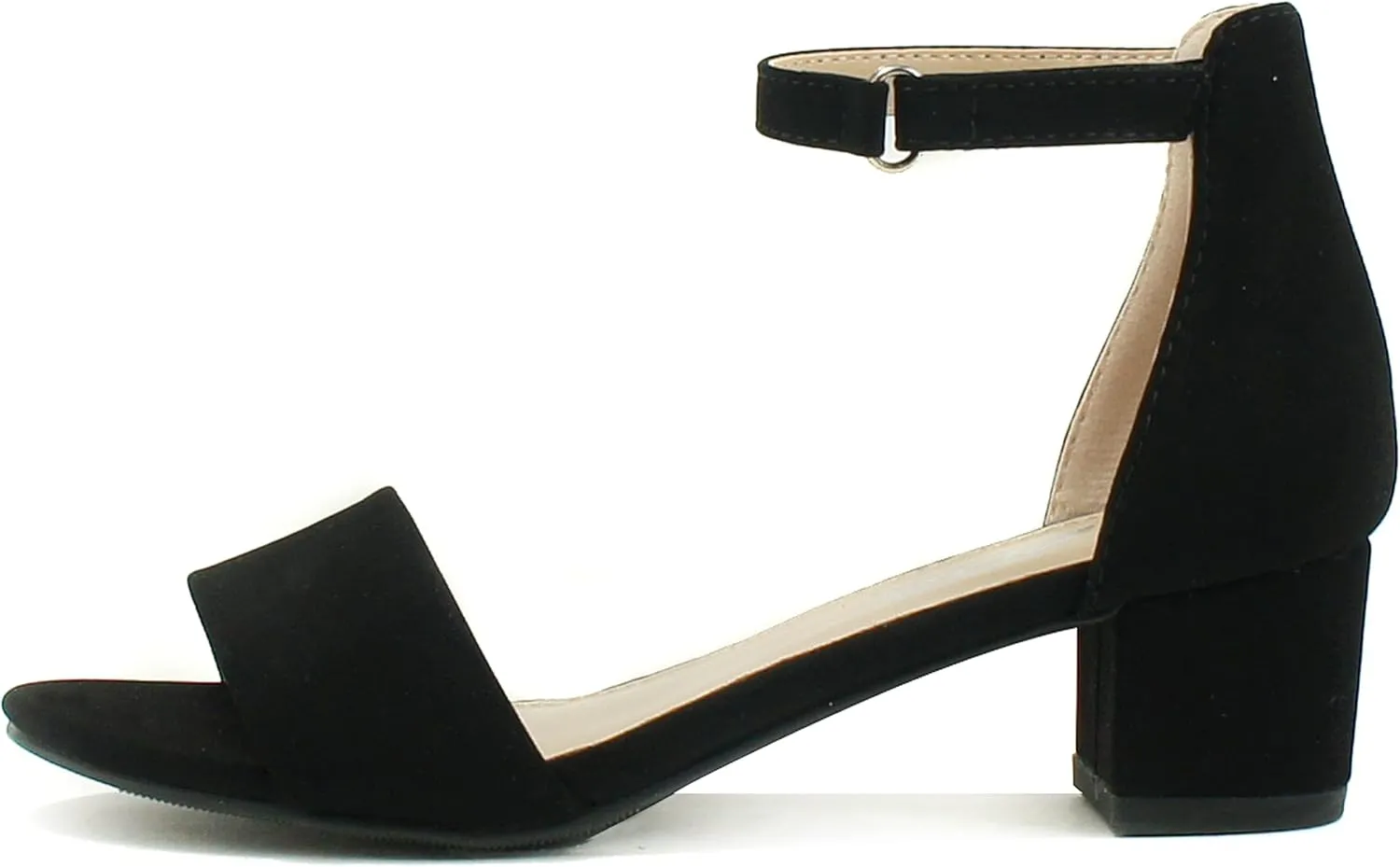 Soda Kids/Children/Girls KICK-2 Wide band Comfortable Sole with Velcor Ankle Strap Block Heel Counter Back Fashion Sandals Shoes