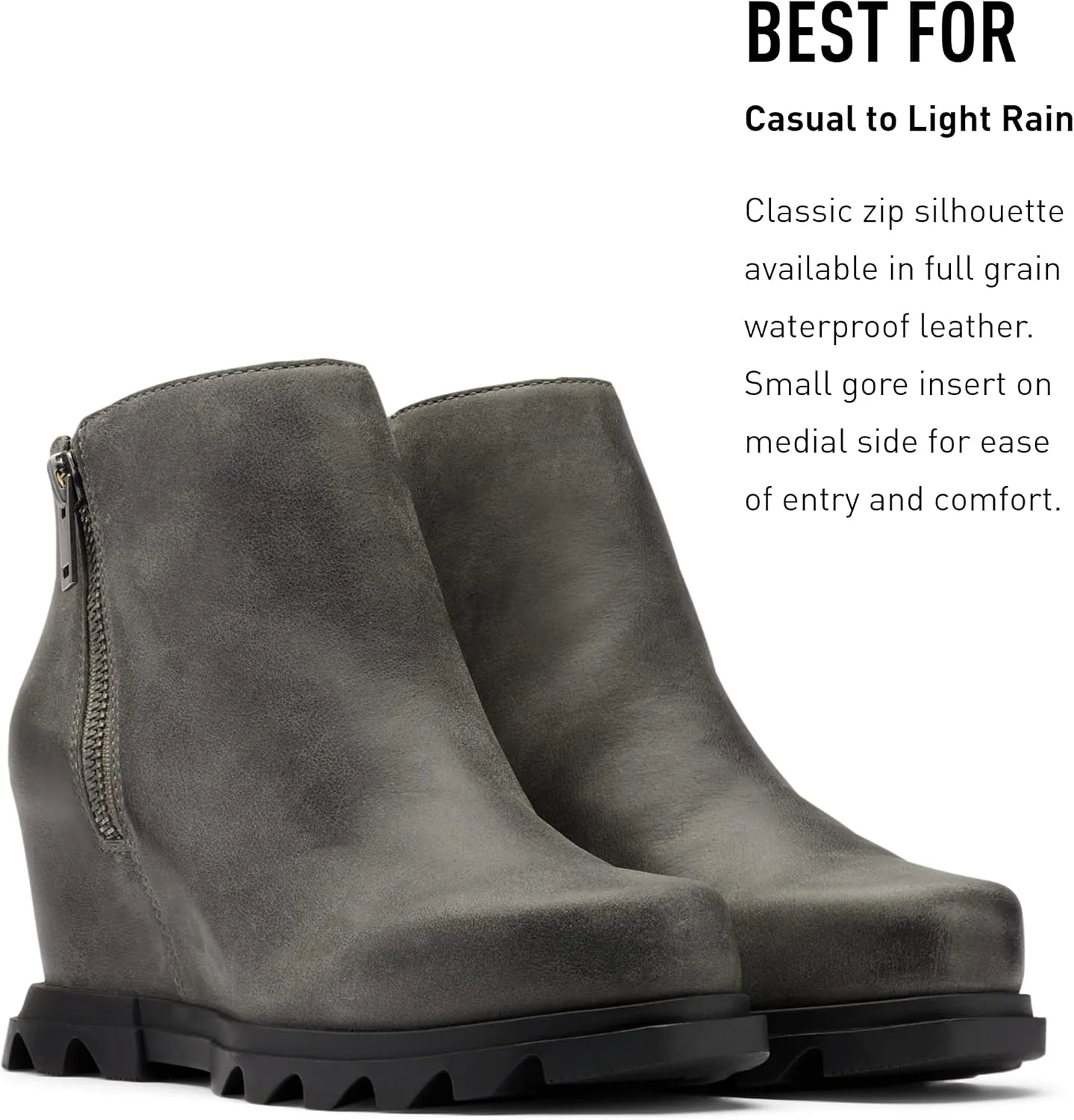 Sorel Women's Joan of Arctic Wedge II Zipper Fashion Boot