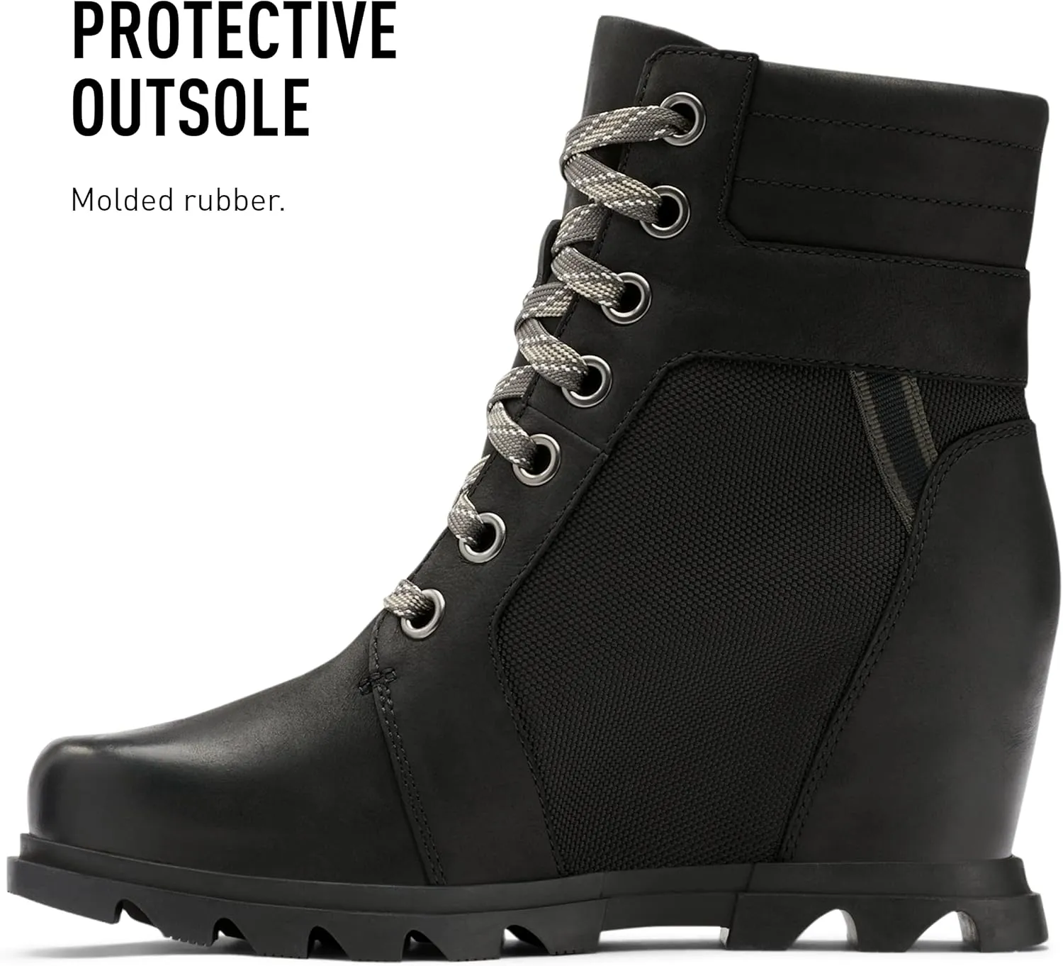 Sorel Women's Joan of Arctic Wedge III Lexie Boot — Waterproof Leather Wedge Boots
