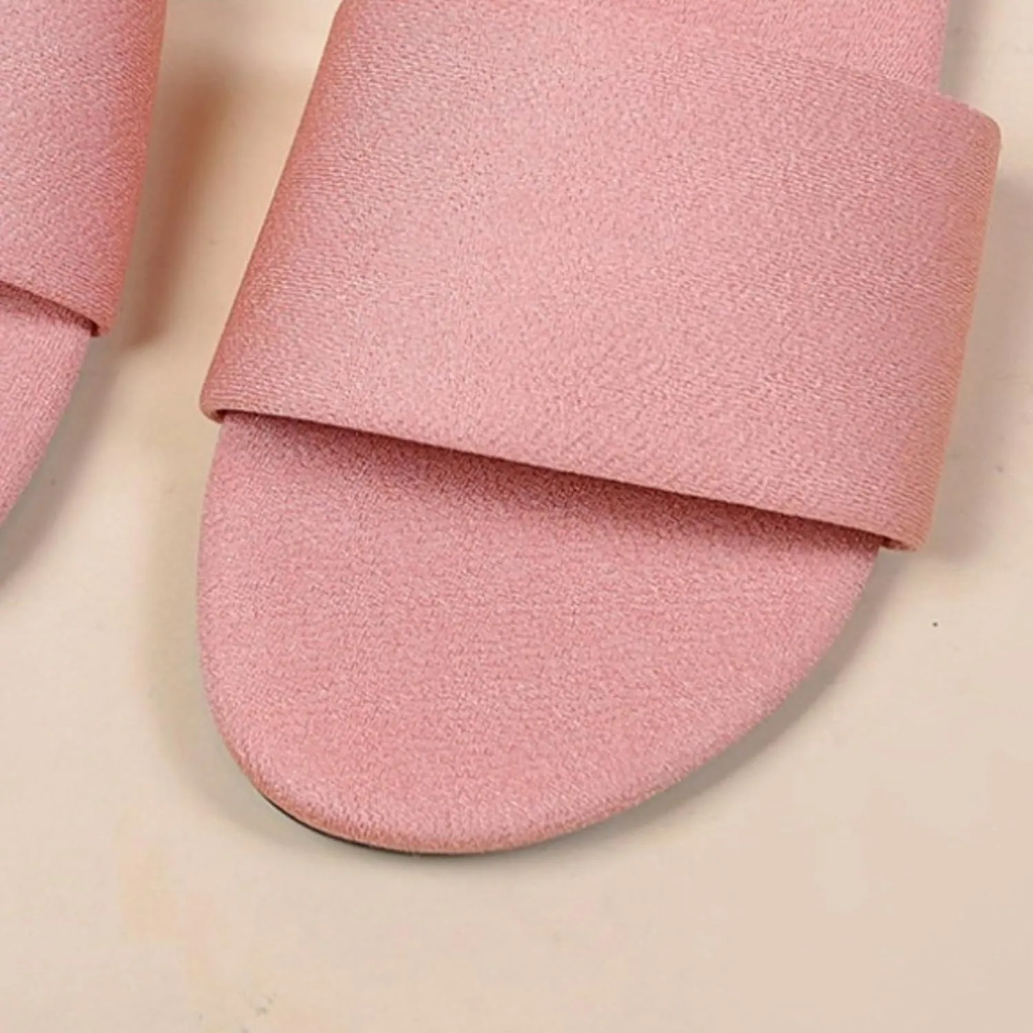 SuanlaTDS Flat Sandals for Women 2025 One Band Open Toe Dressy Flats Summer Slides Casual Party Cute Beach Slippers Breathable Slip-on Low Heel Boho Sexy Comfortable Outdoor Walking Shoes