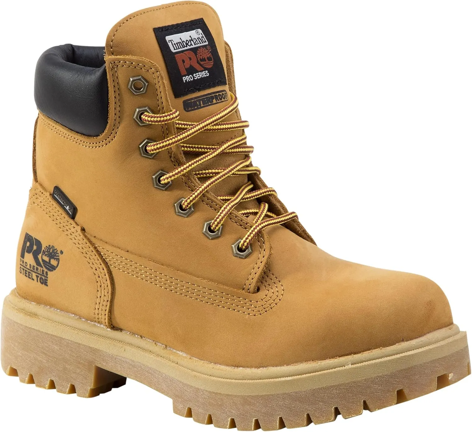 Timberland PRO Women's Direct Attach 6 Inch Steel Safety Toe Insulated Waterproof Industrial Work Boot
