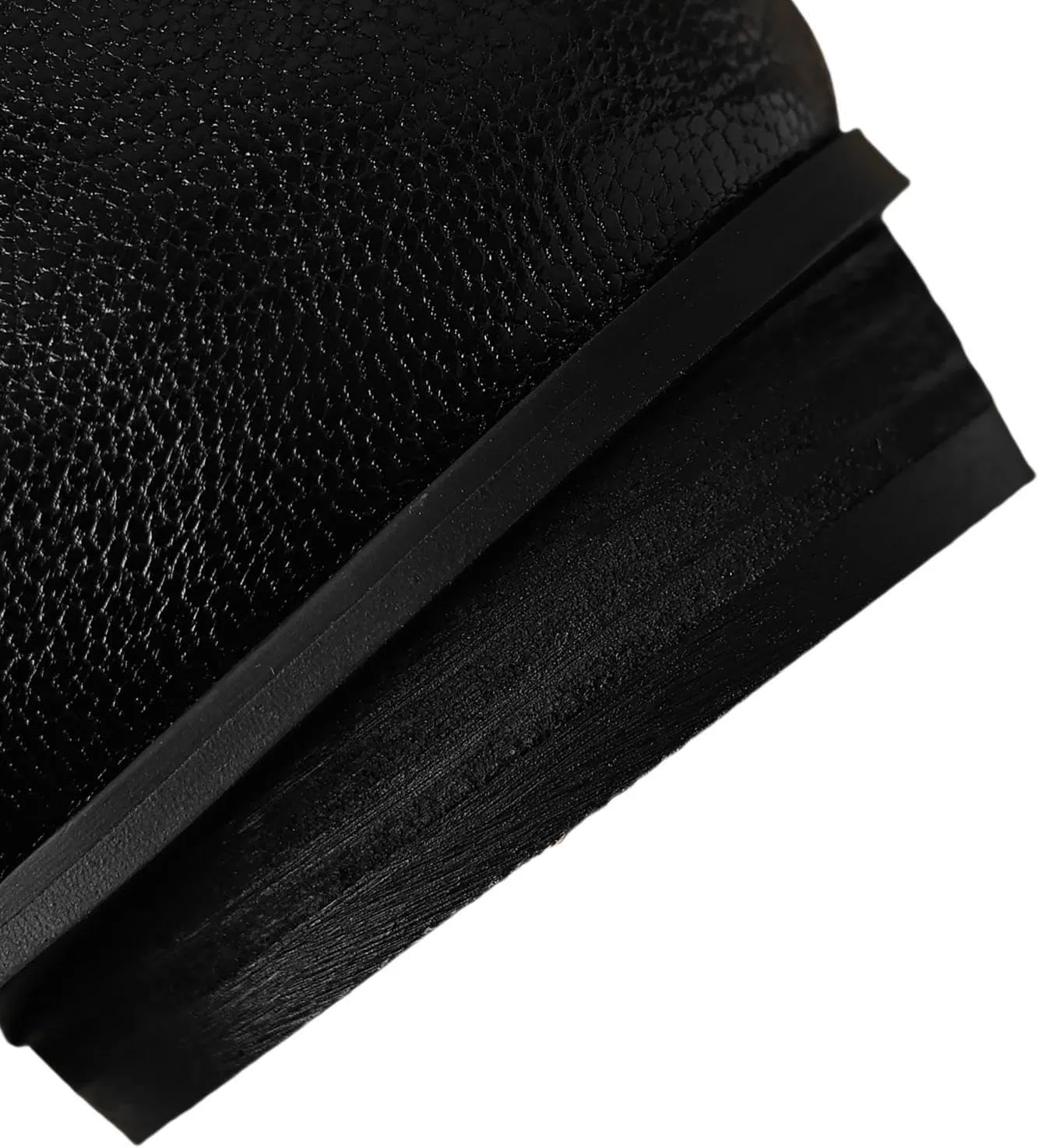TinaCus Women's Genuine Leather Square Toe Soft Slip On Handmade Office Loafers Shoes