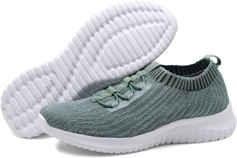 TIOSEBON Women's Slip On Walking Shoes Lightweight Casual Running Sneakers