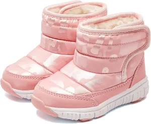 Toddler Snow Boots for Girls Boys Cold Weather Outdoor Warm Waterproof Winter Boots (Toddler/Little Kids)