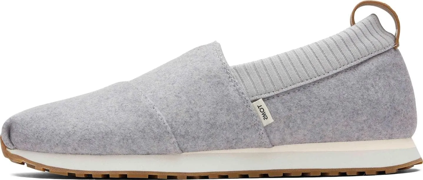 TOMS Womens Alpargata Resident Slip On Sneakers Shoes Casual - White