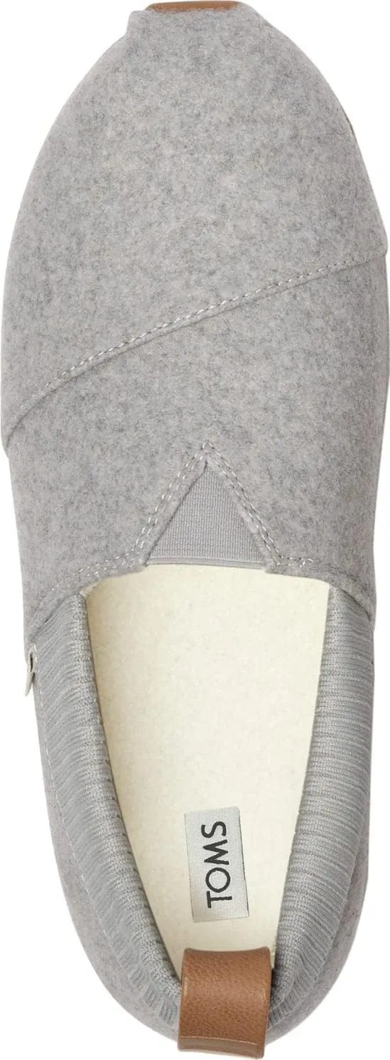 TOMS Womens Alpargata Resident Slip On Sneakers Shoes Casual - White
