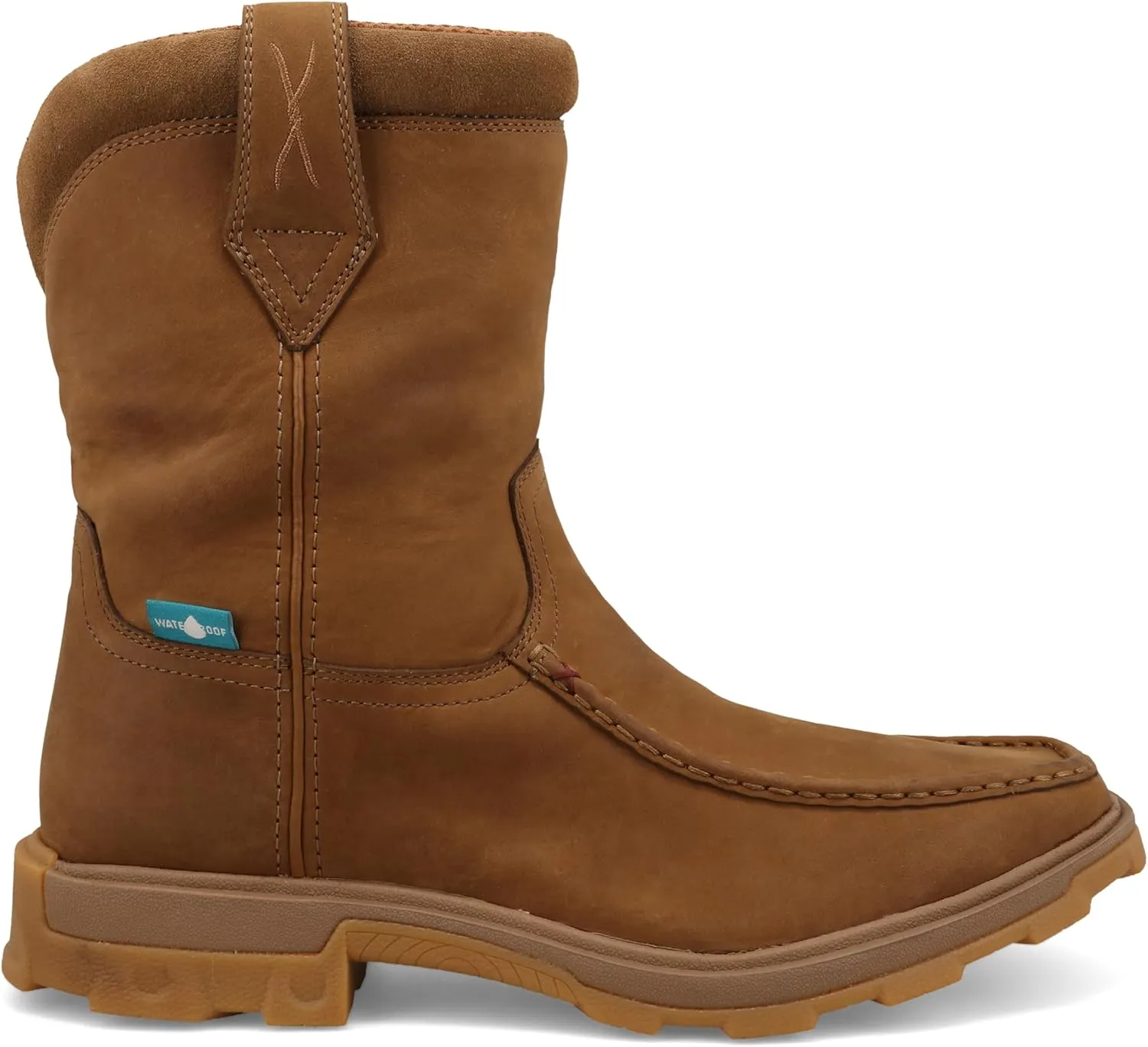 Twisted X Men's 9" UltraLite X Work Boot, Moc Toe with UltraLite X