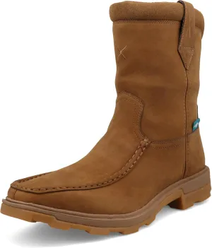 Twisted X Men's 9" UltraLite X Work Boot, Moc Toe with UltraLite X