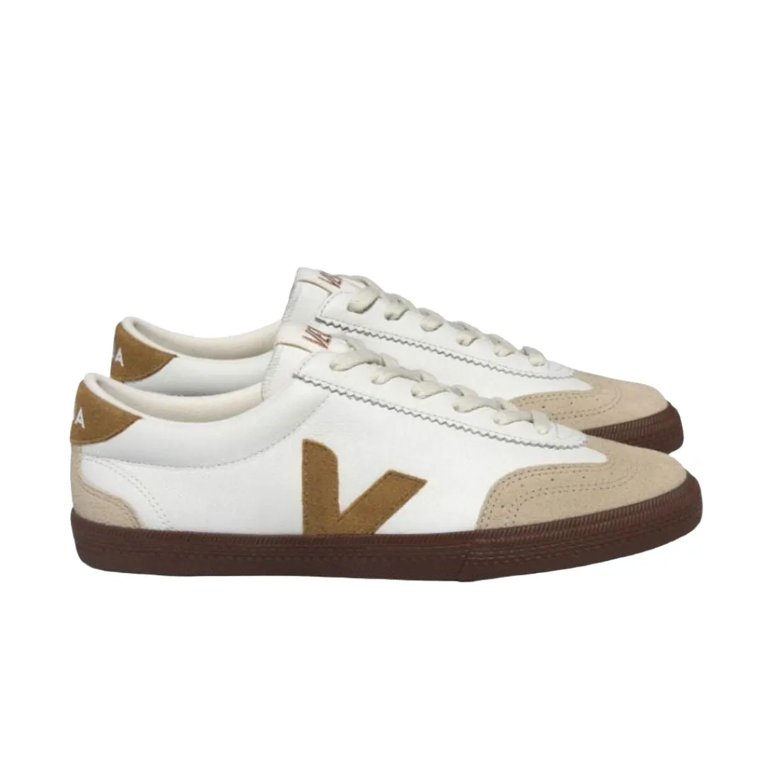 VEJA Volley O.T. leather white tent bark women