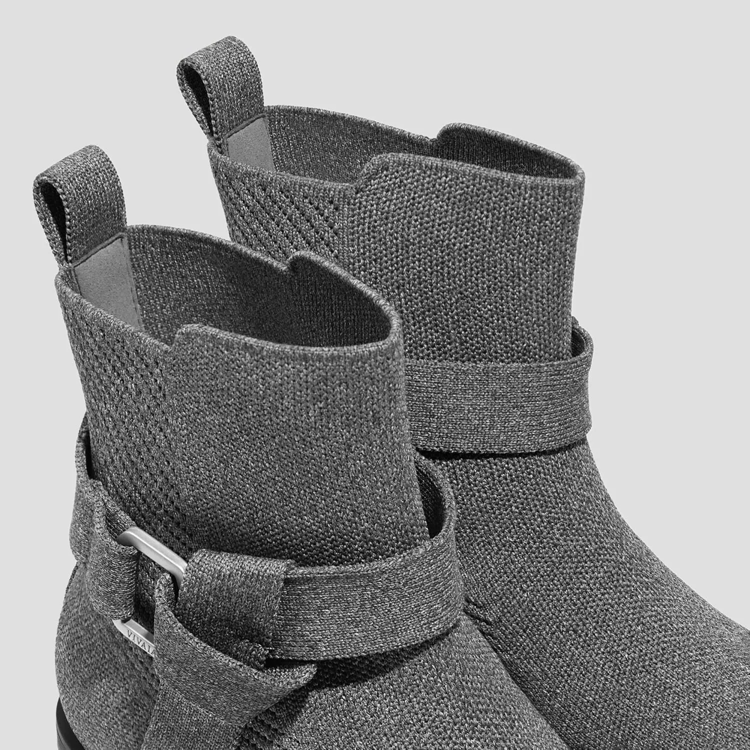 VIVAIA Cailyn Women's Ankle Boots Knight Women's Boots Square Toe Peplum Wide Toe Waterproof Boots
