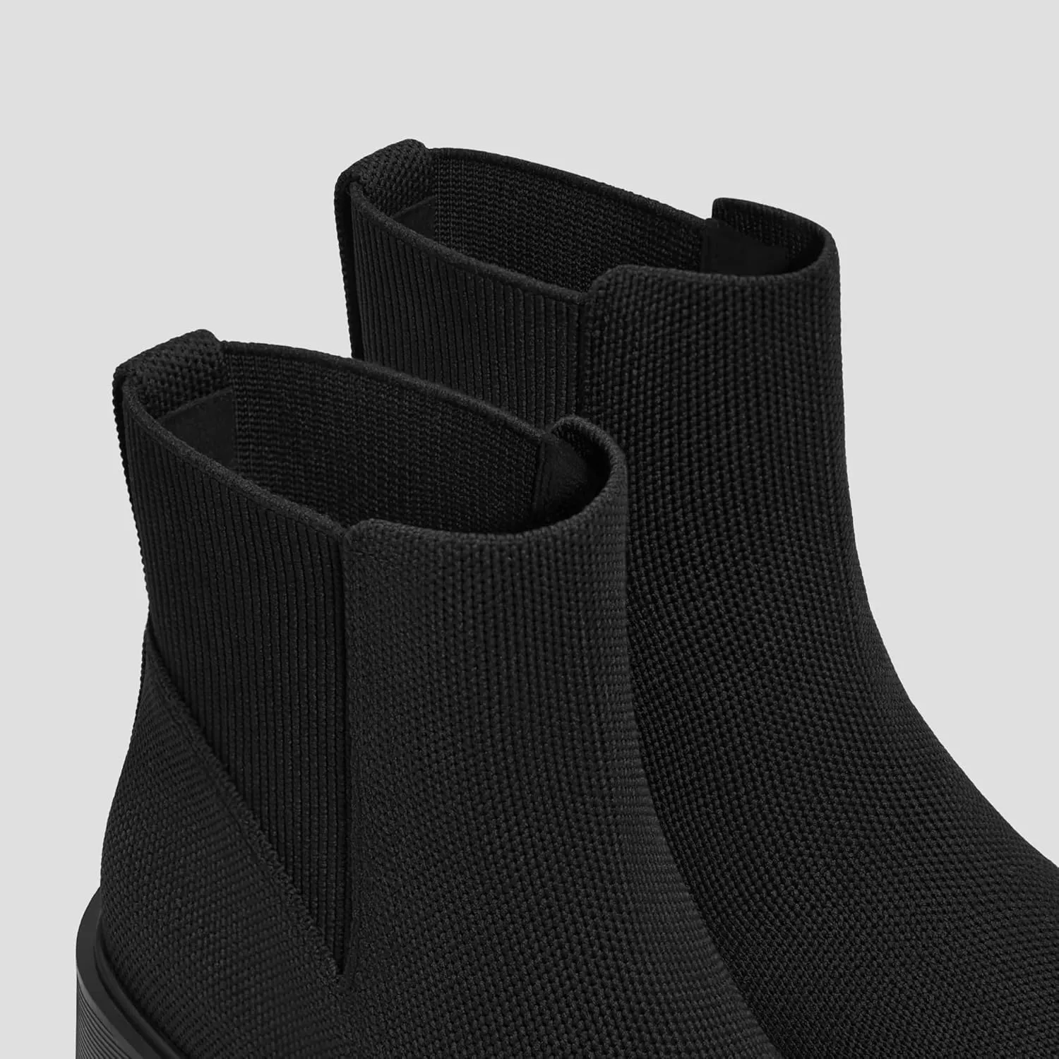 VIVAIA Everly Women's Water-repellent Chunky Wedge Boots silp on Round-Toe Booties 6cm/2.36" heel height Booties Anti-Slip Outsole Platform Chunky Wedge Boots lady dress jeans Winter Fall boots