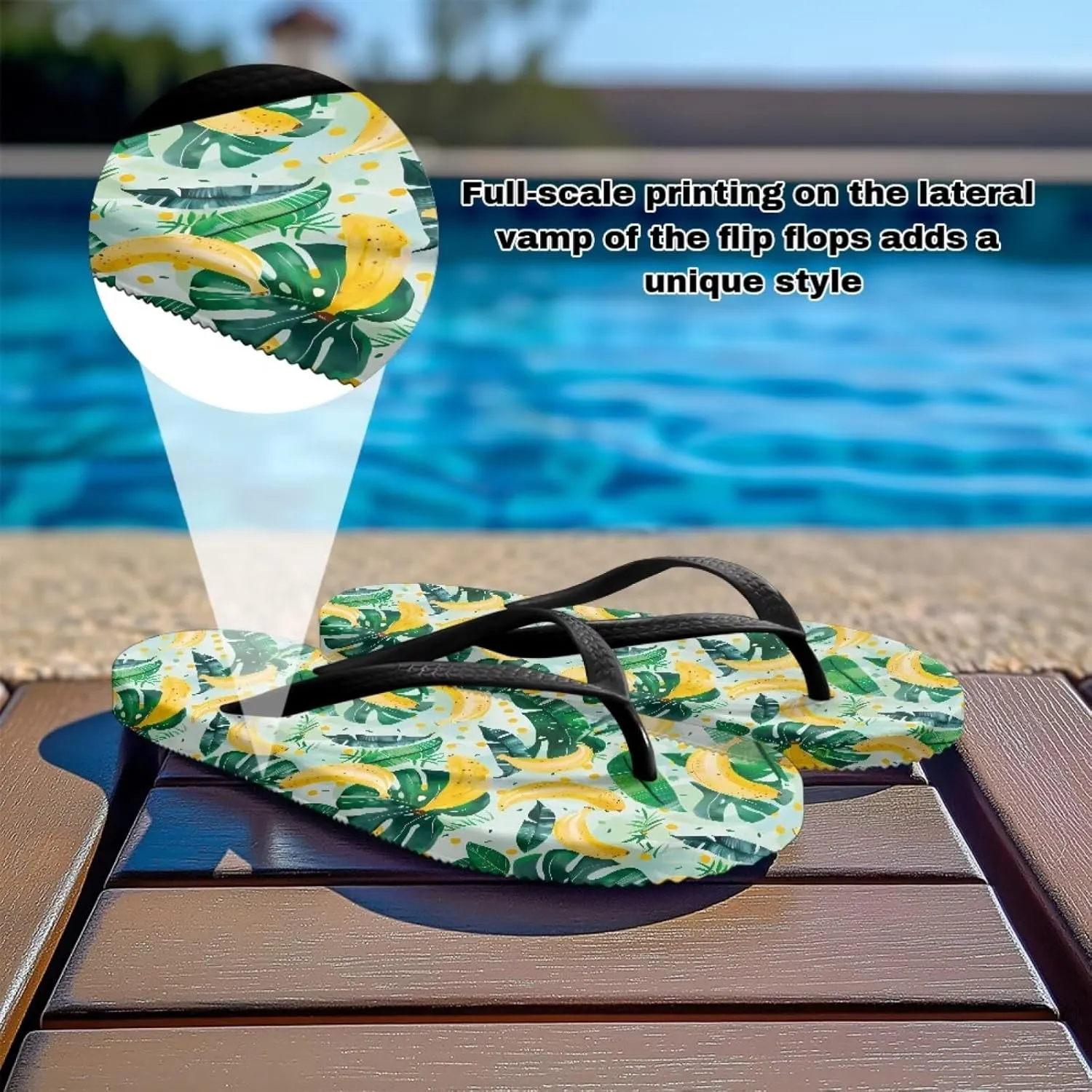 Walking Flip Flops Flat Sandal Yoga Mat Summer Beach Shoe Thong Slippers for Women with Arch Support
