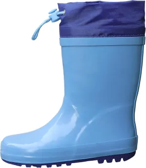 Waterproof Rain Boots for Toddler and Kids - Boys Girls Rubber Rain Boots with Easy on Handles for Outdoor Playing