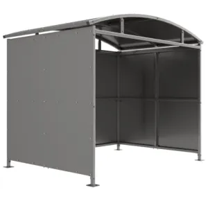 Watford Trolley Shelter with Galvanised Clad 1m - 5m