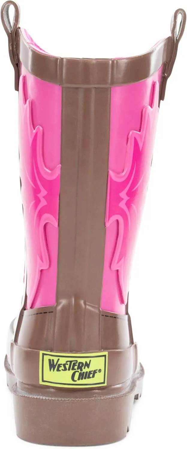 Western Chief Girl's Western Cowgirl Rain Boots (Toddler/Little Big Kid)