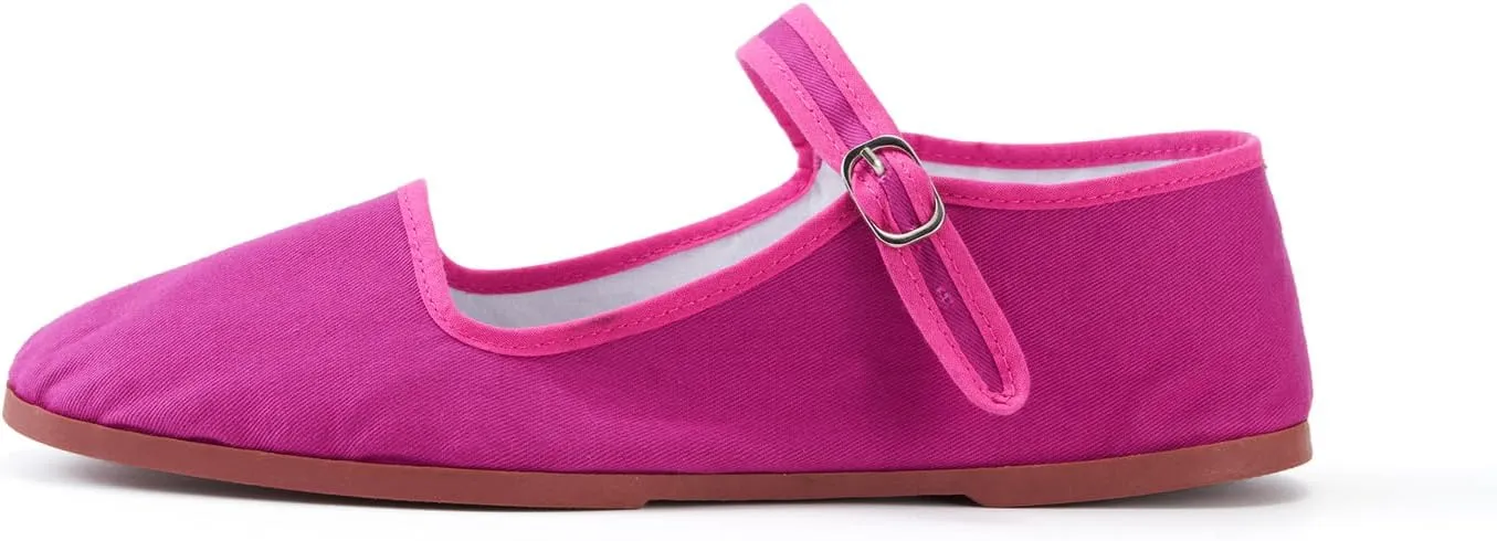 Womens Classic China Flats, Casual China Doll Shoes, Cotton Mary Janes, Chinese Tai Chi Shoes