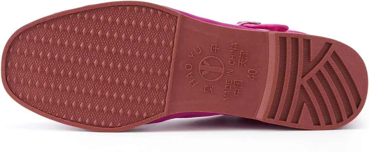 Womens Classic China Flats, Casual China Doll Shoes, Cotton Mary Janes, Chinese Tai Chi Shoes