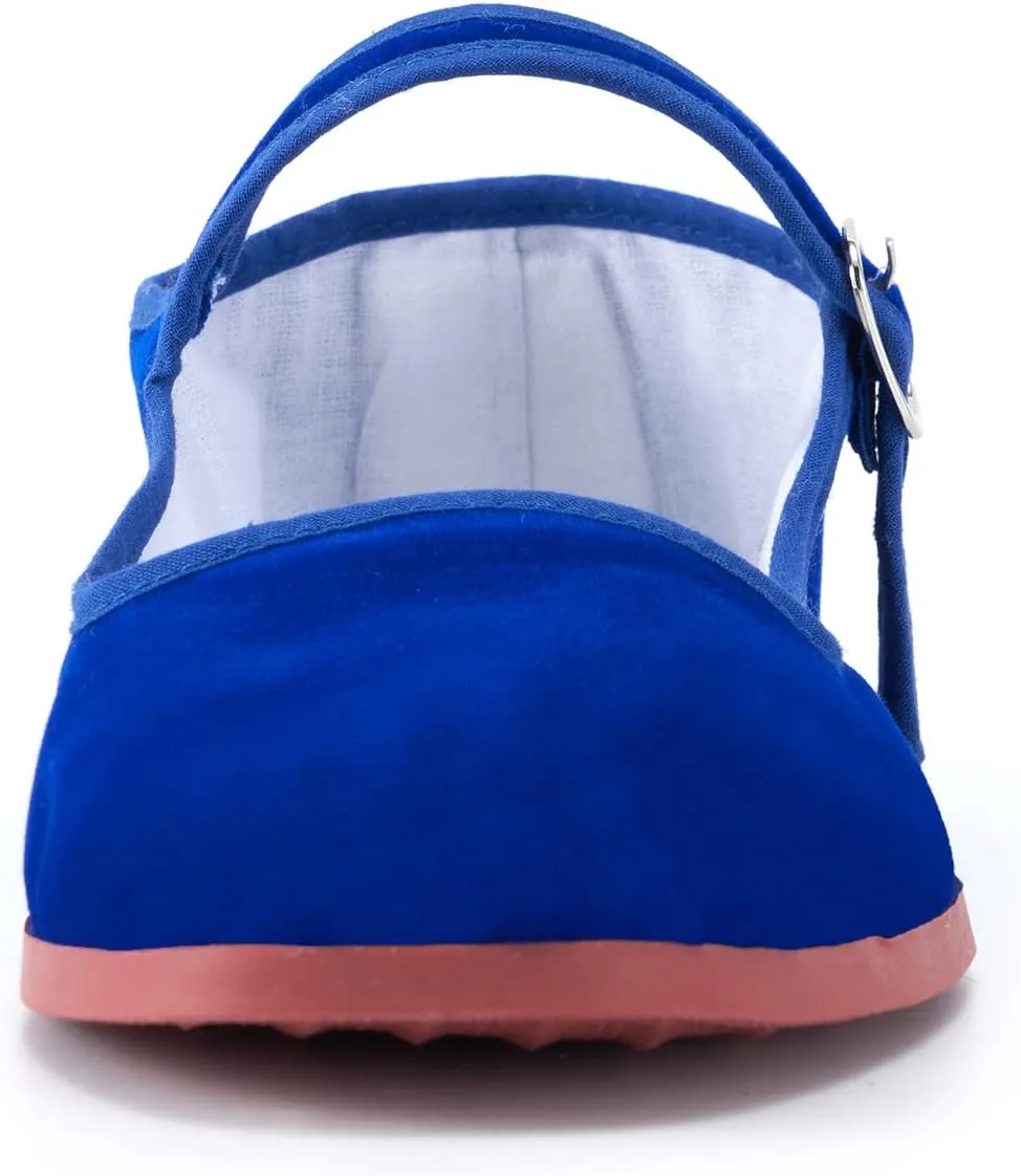 Womens Classic China Flats, Casual China Doll Shoes, Cotton Mary Janes, Chinese Tai Chi Shoes