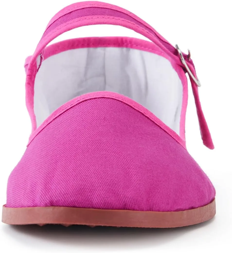 Womens Classic China Flats, Casual China Doll Shoes, Cotton Mary Janes, Chinese Tai Chi Shoes