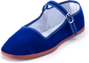 Womens Classic China Flats, Casual China Doll Shoes, Cotton Mary Janes, Chinese Tai Chi Shoes